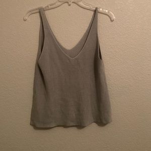 Baby blue sweater crop top!